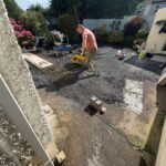 New patio gravel installation 2 Dublin