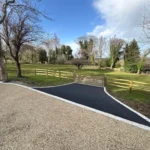 Tarmac surfacing near Dublin